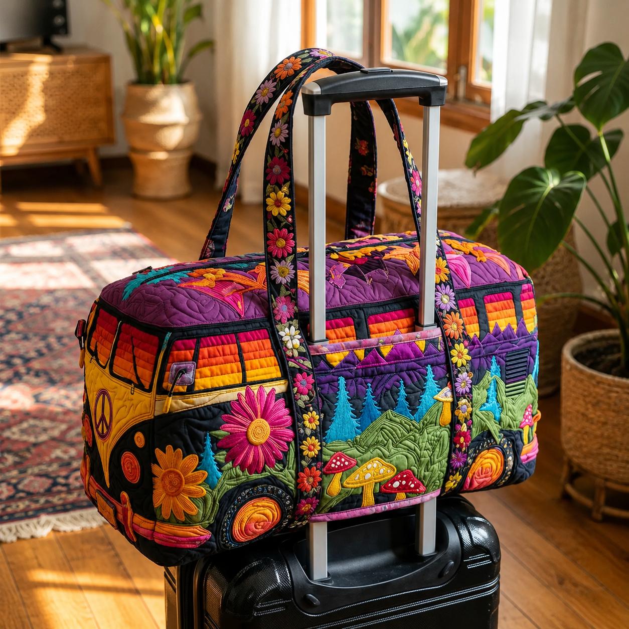 Hippie Van Quilted Travel Bag CELD11
