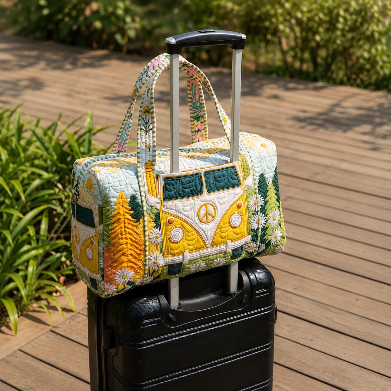 Hippie Van Quilted Travel Bag CELD15