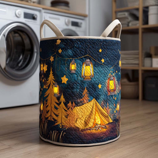 Pine Meadow Quilted Laundry Basket CELD05