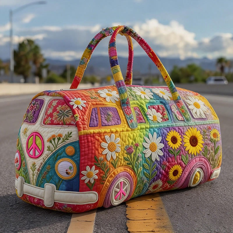 Hippie Style Quilted Duffle Bag CELD14
