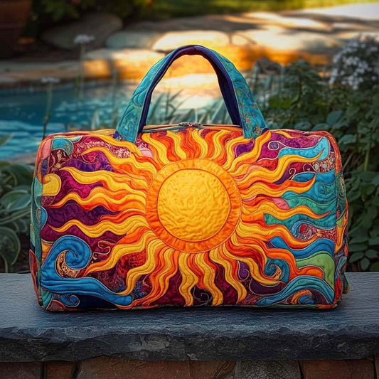 Solar Wave Quilted Duffle Bag CELD15