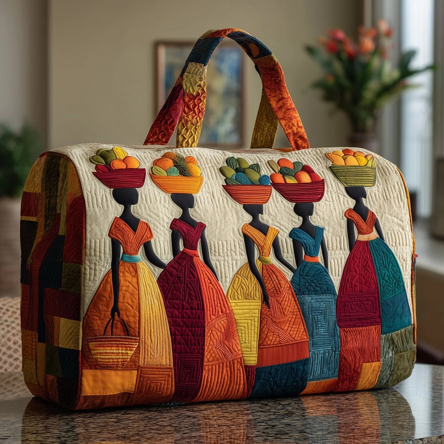 Golden Queens Quilted Duffle Bag CELD18