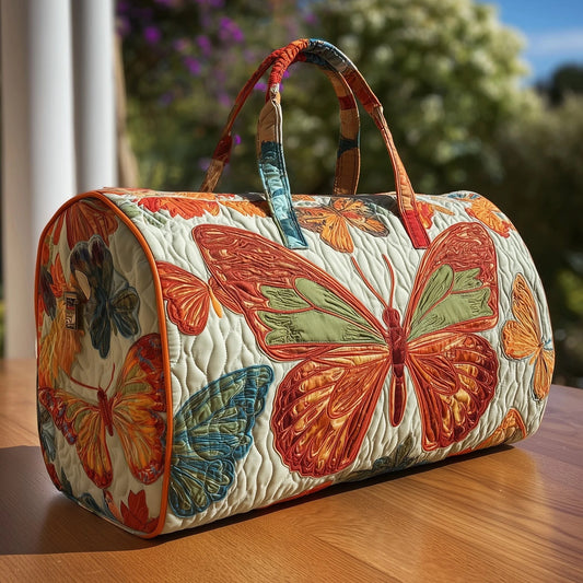 Butterfly Quilted Duffle Bag CELD21