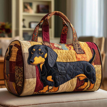 Dachshund Lover Quilted Duffle Bag CELD29