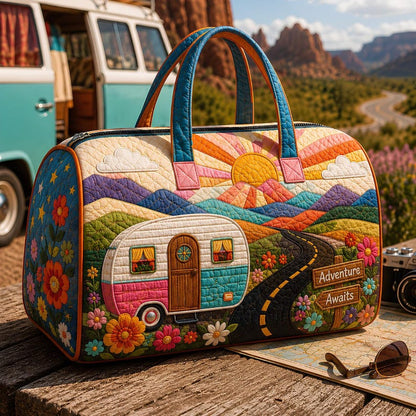 Boho Road Trip Quilted Duffle Bag CELD35