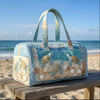 Sea Turtle Quilted Duffle Bag CETP12