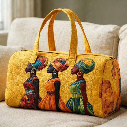 African Queen Quilted Duffle Bag CETP22