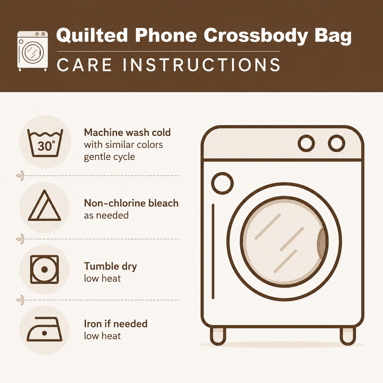 Monarch Butterfly Wildflower Quilted Slim Phone Crossbody Bag CELD01