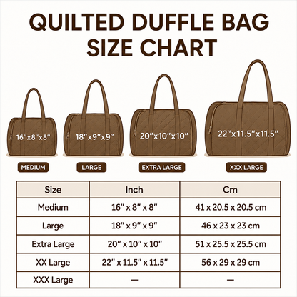 Fall Pumpkin Patch Quilted Duffle Bag CETG46