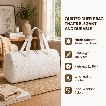 Southwestern Horse Quilted Duffle Bag EM01
