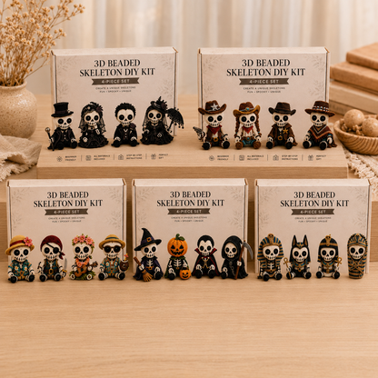 3D Beaded Egyptian Skeleton DIY Kit – DIY Craft Kit