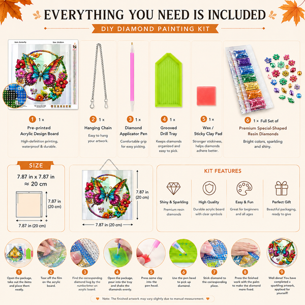 Halloween Witch Crescent Moon DIY Diamond Painting Kit CELD27