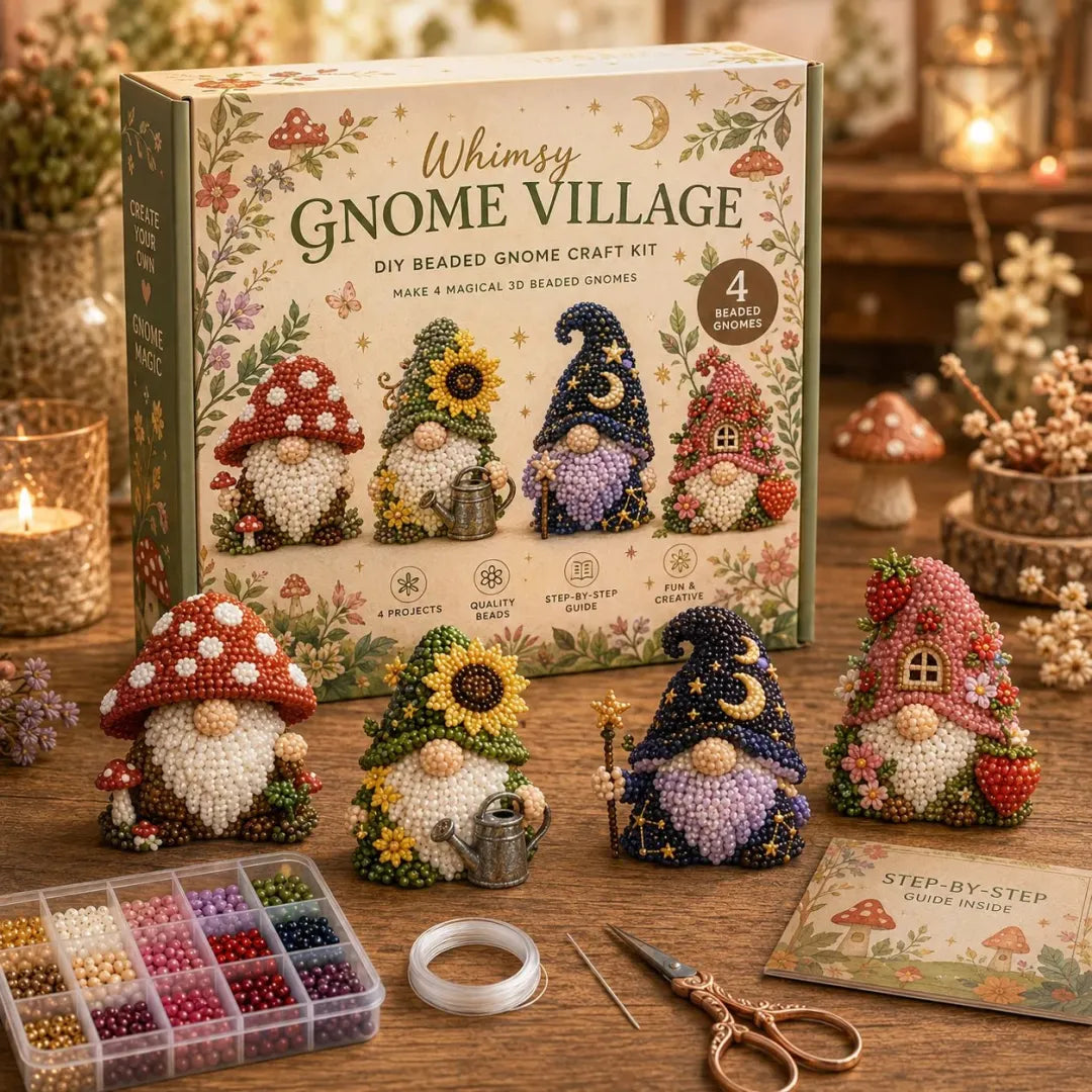 Cute Mini 3D Beaded Animal DIY Kit – Craft Your Own Forest Friends!