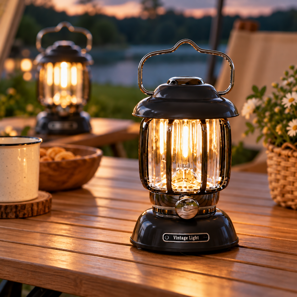 Retro LED Outdoor Camping Lantern LD79