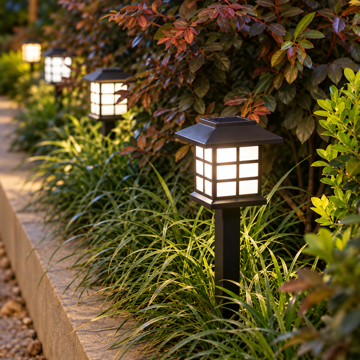 Waterproof Solar LED Garden Pathway Outdoor & Yard Lights LD63