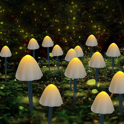 10 LED Solar Mushroom Lights Outdoor Waterproof Decorative Street Lights LD62