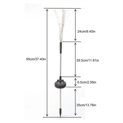 Solar Firework Lights Outdoor IP65 Waterproof Garden Decor