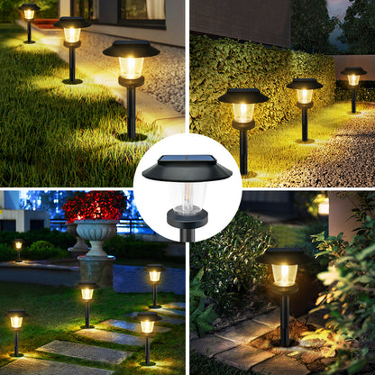 Solar Pathway Lights Outdoor Waterproof LED Landscape Path Lamp for Garden