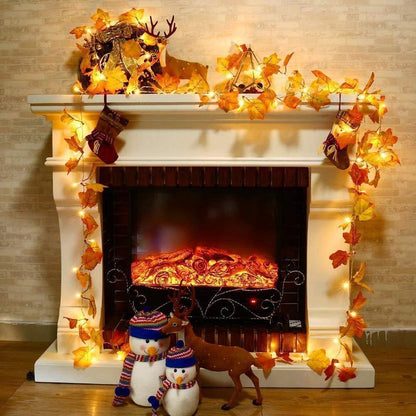 LED Maple Leaf String Light Garland for Holiday & Party Decor LD67