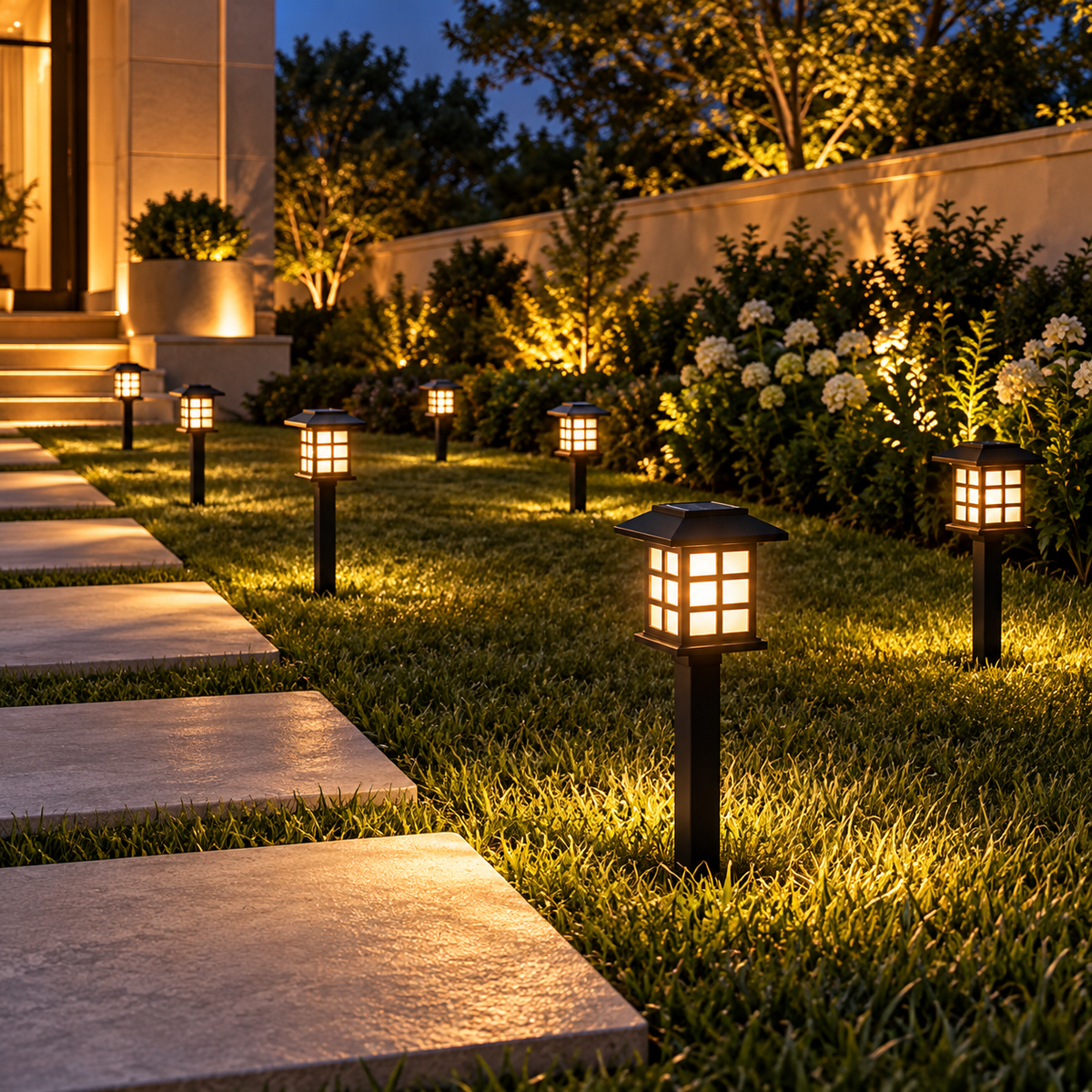 Waterproof Solar LED Garden Pathway Outdoor & Yard Lights LD63