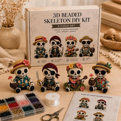 3D Beaded Egyptian Skeleton DIY Kit – DIY Craft Kit