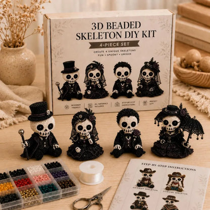 3D Beaded Egyptian Skeleton DIY Kit – DIY Craft Kit