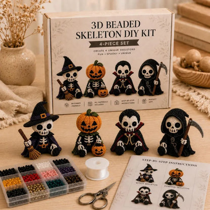 3D Beaded Egyptian Skeleton DIY Kit – DIY Craft Kit