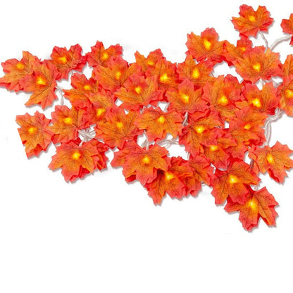 LED Maple Leaf String Light Garland for Holiday & Party Decor LD67