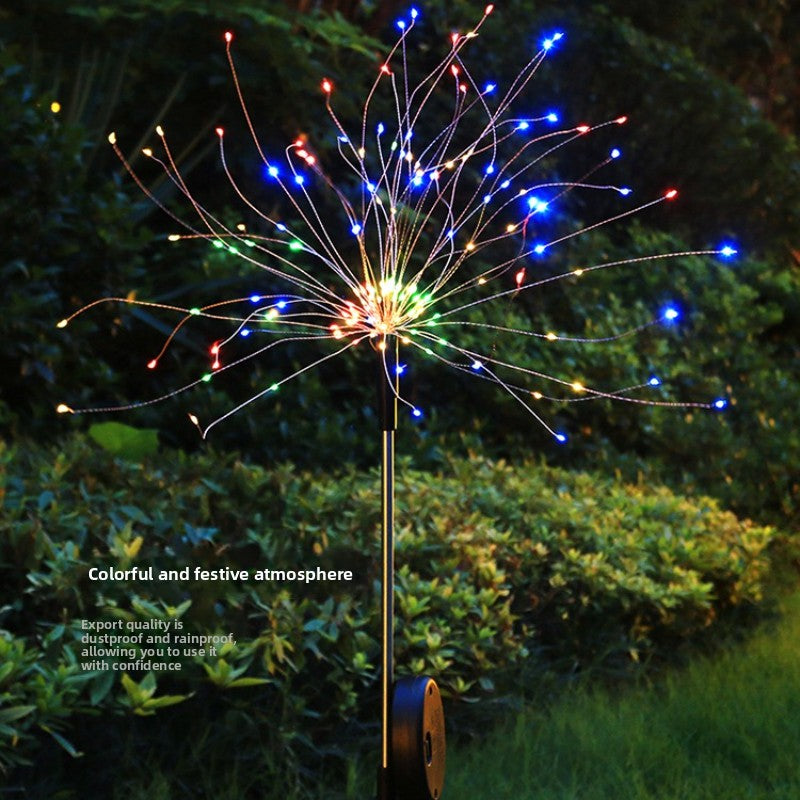 Solar Firework Lights Outdoor IP65 Waterproof Garden Decor
