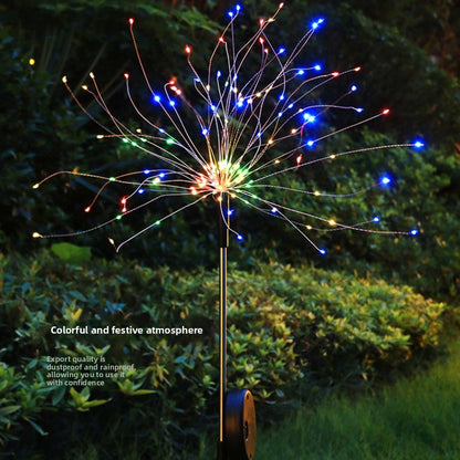Solar Firework Lights Outdoor IP65 Waterproof Garden Decor