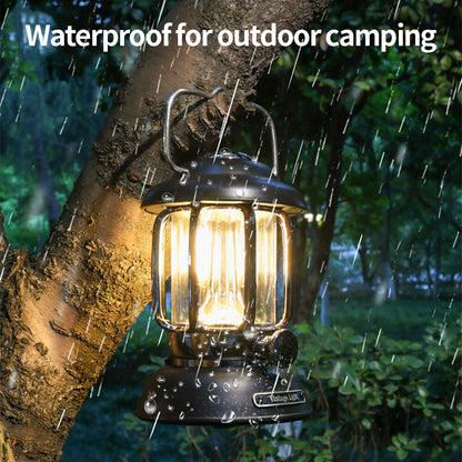 Retro LED Outdoor Camping Lantern LD79