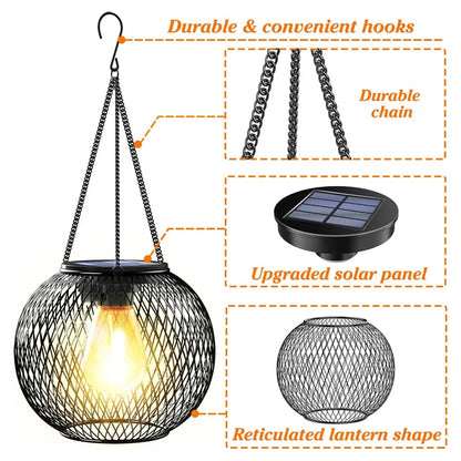 Solar Lantern Led Light Daylight Sensor Garden Lamps Lights Outdoor LD75