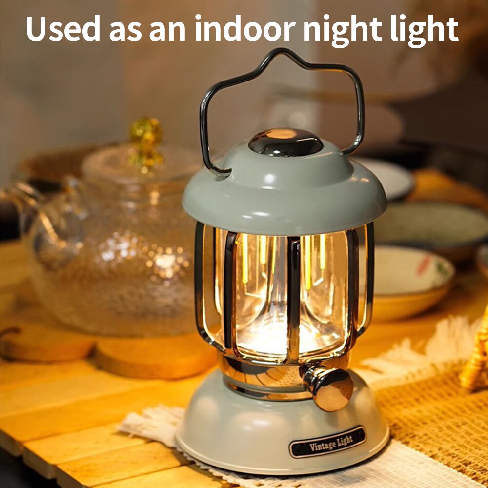 Retro LED Outdoor Camping Lantern LD79