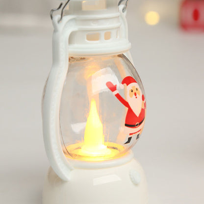 Portable LED Christmas Santa Claus Snowman Lanterns Indoor Decor LD66