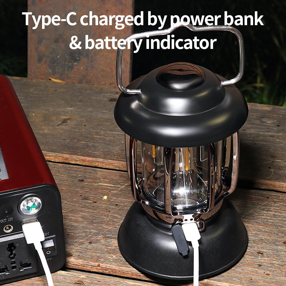 Retro LED Outdoor Camping Lantern LD79
