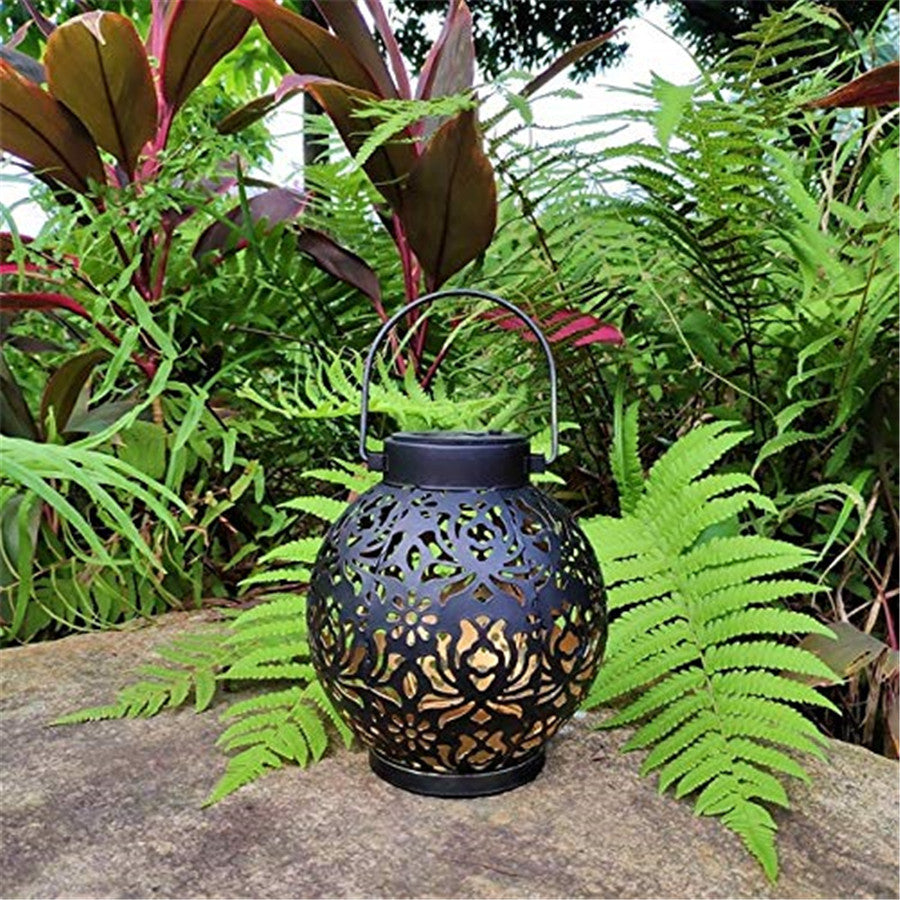 Outdoor Garden Solar Light Iron Art Hanging Light LD77