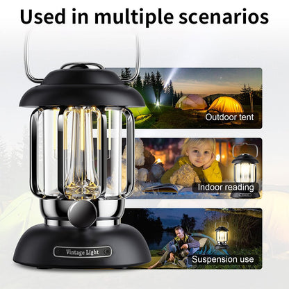 Retro LED Outdoor Camping Lantern LD79