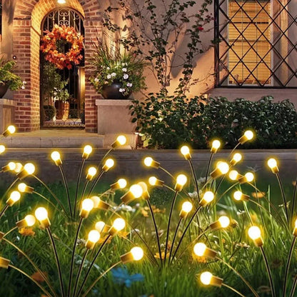 1PC Outdoor Waterproof Solar Firefly Lights for Garden & Lawn