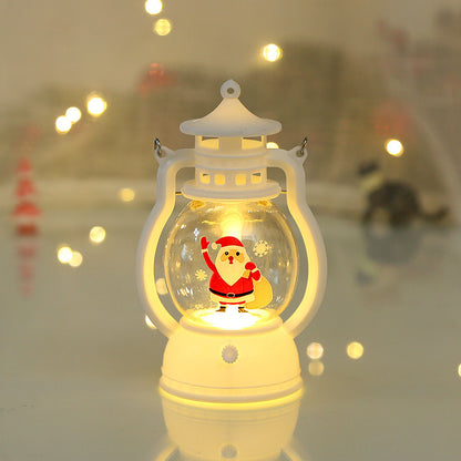 Portable LED Christmas Santa Claus Snowman Lanterns Indoor Decor LD66