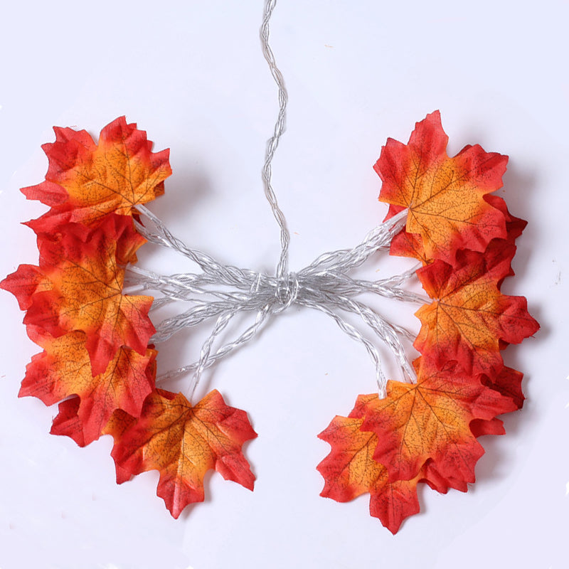 LED Maple Leaf String Light Garland for Holiday & Party Decor LD67