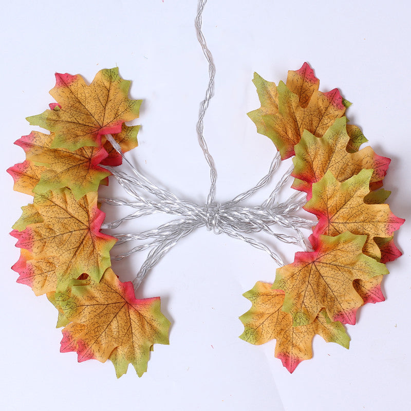 LED Maple Leaf String Light Garland for Holiday & Party Decor LD67
