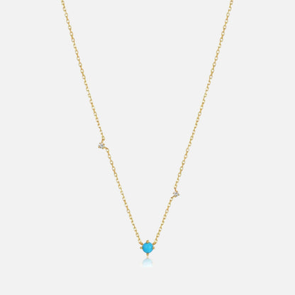 Turquoise Pearl Necklace
