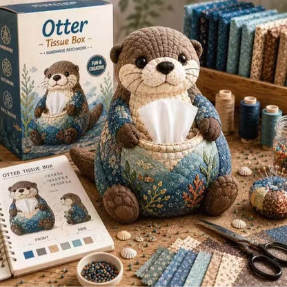 DIY Patchwork Animal Tissue Box Cover Kit | Cute Forest & Outback Friends Series
