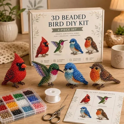 Cute Mini 3D Beaded Animal DIY Kit – Craft Your Own Forest Friends!