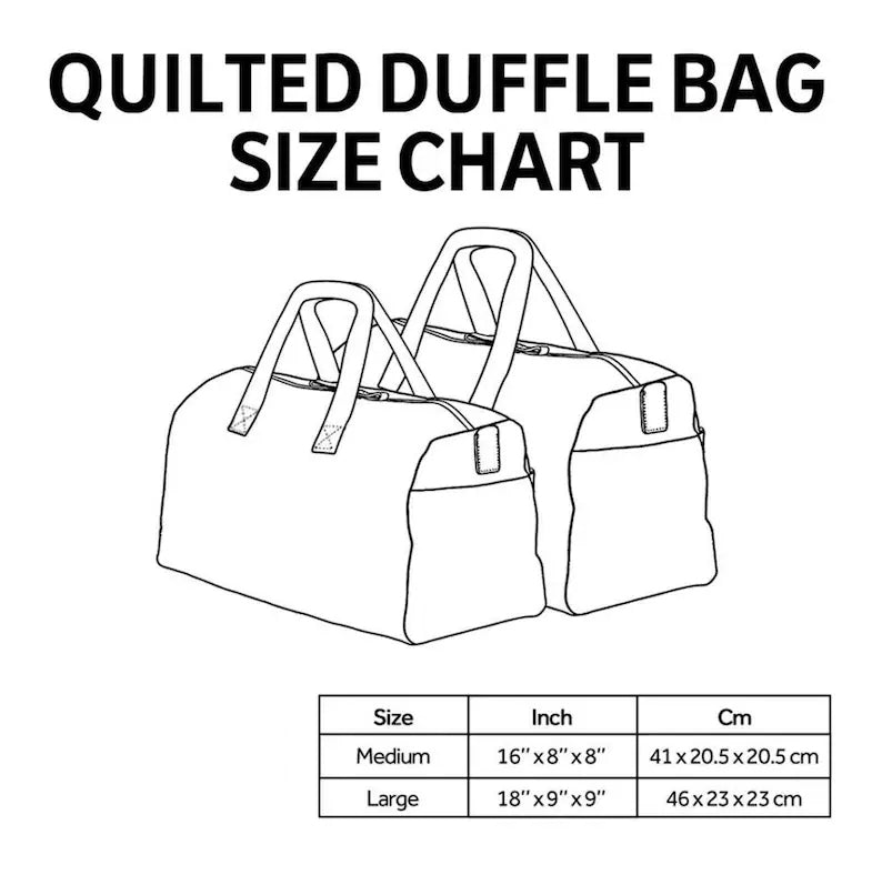 Southwestern Horse Quilted Duffle Bag EM01