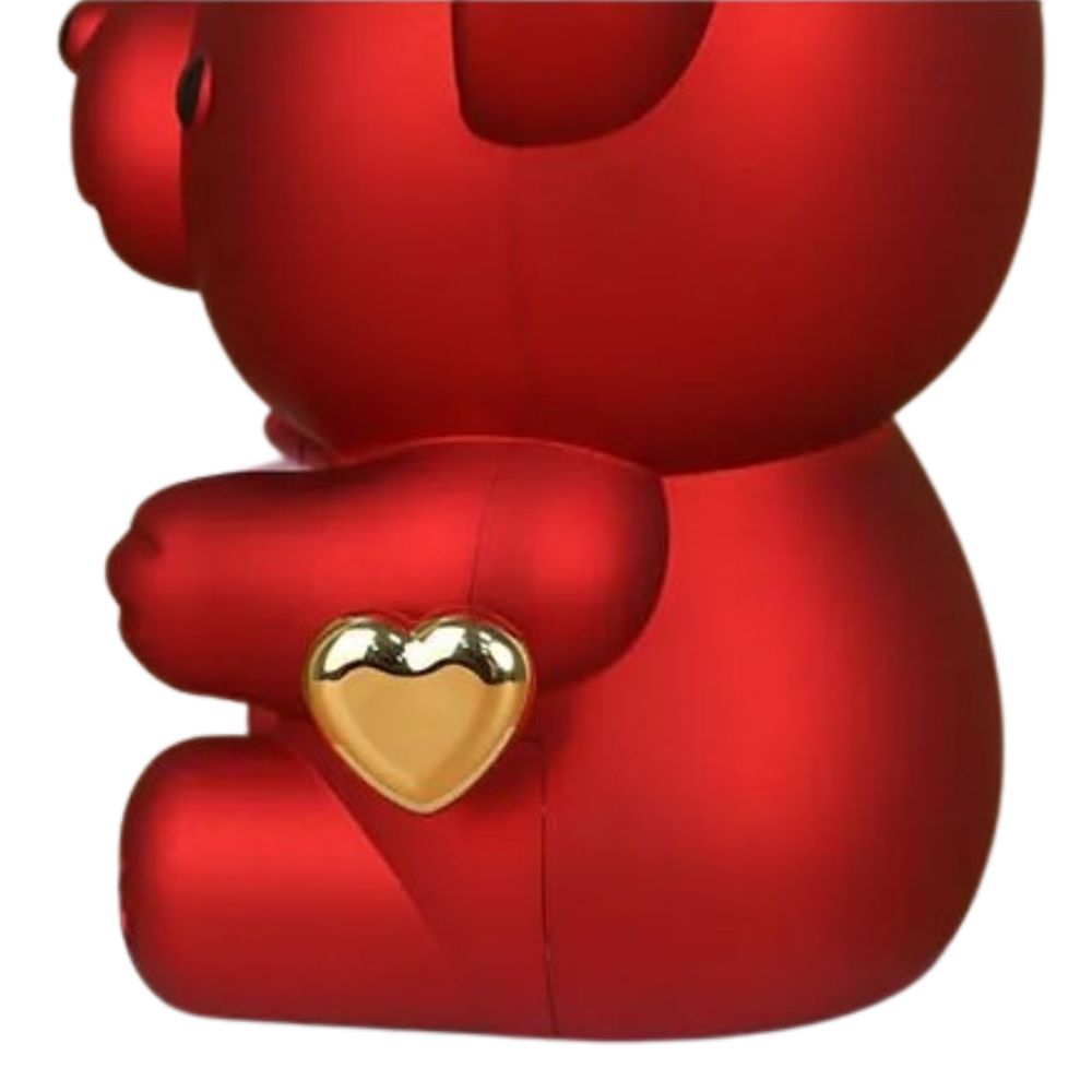 Cetosy™ Eternal Rose Bear with Engraved Necklace