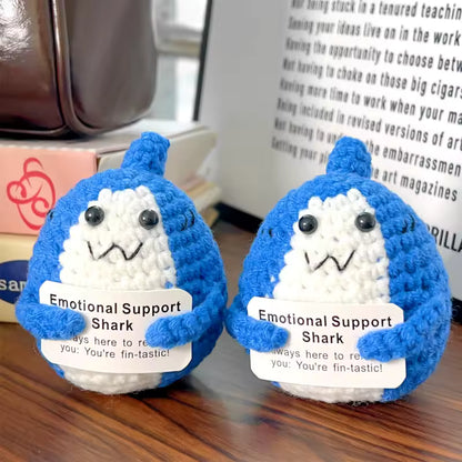 Crochet Emotional Support Shark