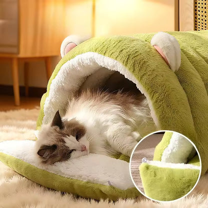 Cute Removable & Washable Warm Pet Sleeping Nest Pet House Bed QH10