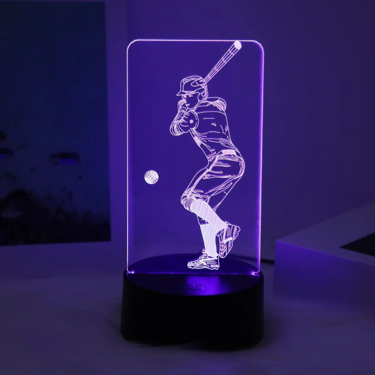 “For the Love of the Game” Softball 3D LED Night Light