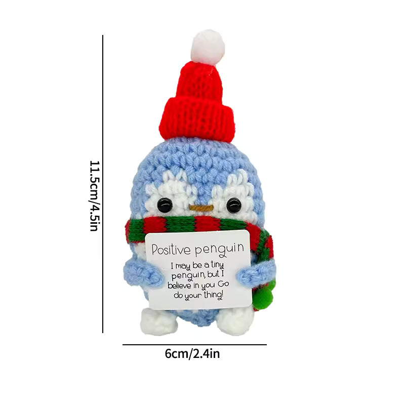 Crochet Positive Christmas Penguin
